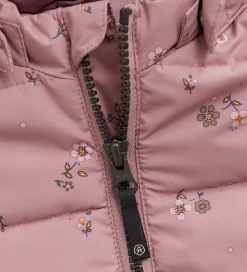 Color Kids Overgangsjakker|Dunjakker Og Dynejakker*Dynejakke - Woodrose m. Blomster