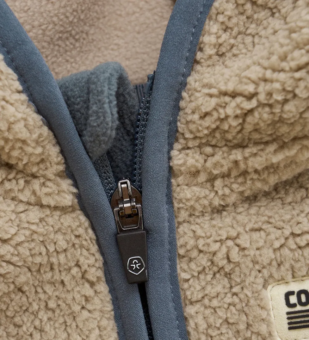 Fleece-Color Kids Fleecejakke - Baby Teddy - Stormy Weather
