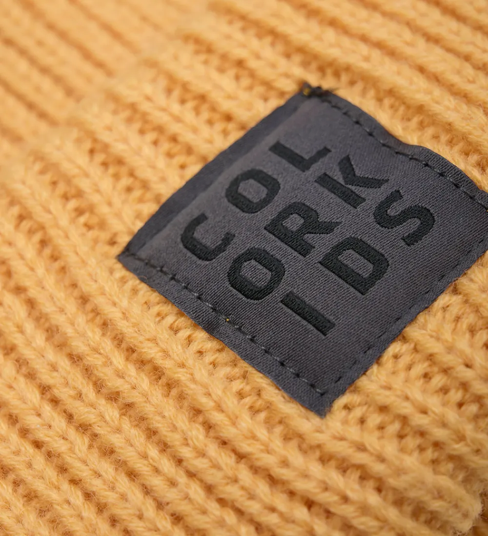 Huer Og Hatte-Color Kids Hue - Uld/Akryl - Strik - Chamois