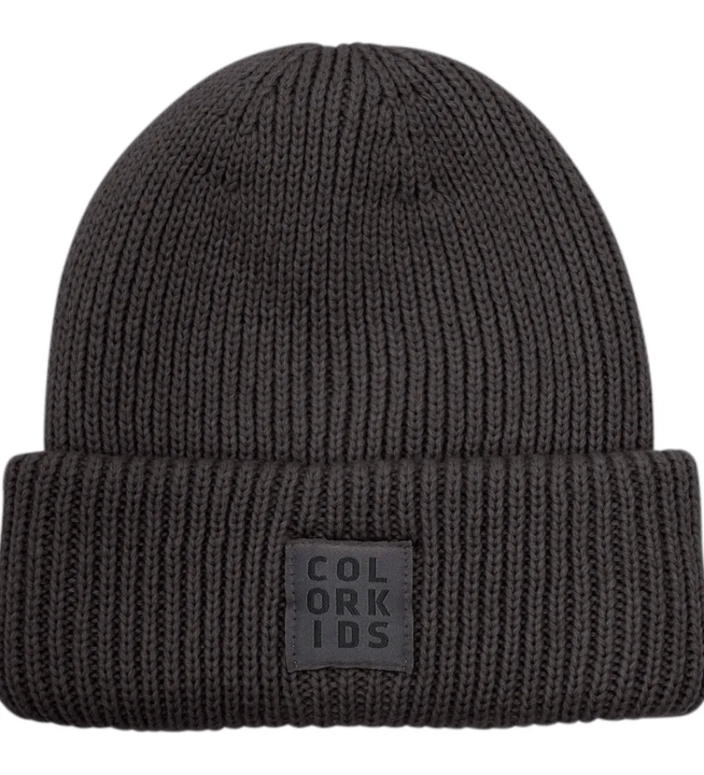 Color Kids Huer Og Hatte*Hue - Uld/Akryl - Strik - Phantom