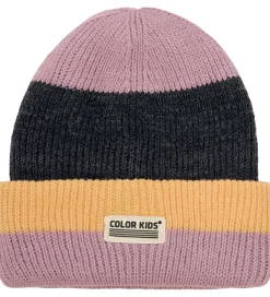 Huer Og Hatte-Color Kids Hue - Uld/Akryl - Strik - Woodrose