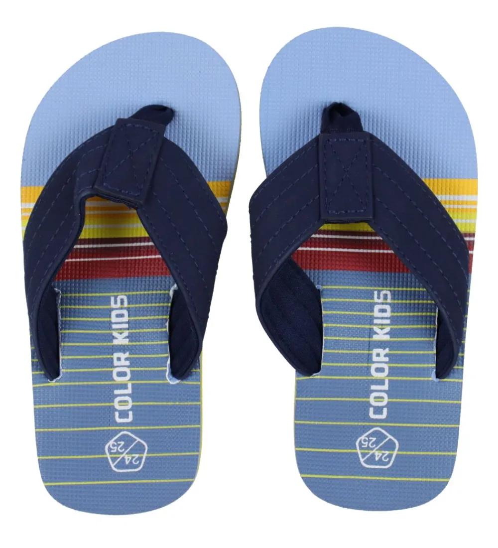 Color Kids Klipklappere*Klipklapper - Flip Flops - Cerulean