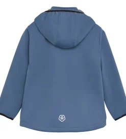 Softshell-Color Kids Softshelljakke m. Fleece - Vintage Indigo