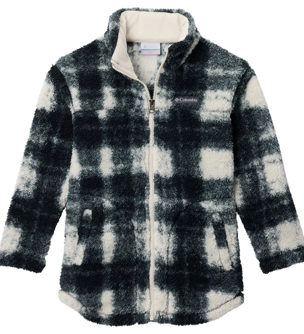 Fleece-Columbia Fleecejakke - Teddy - West Bend - Sort/Hvid m. Tern