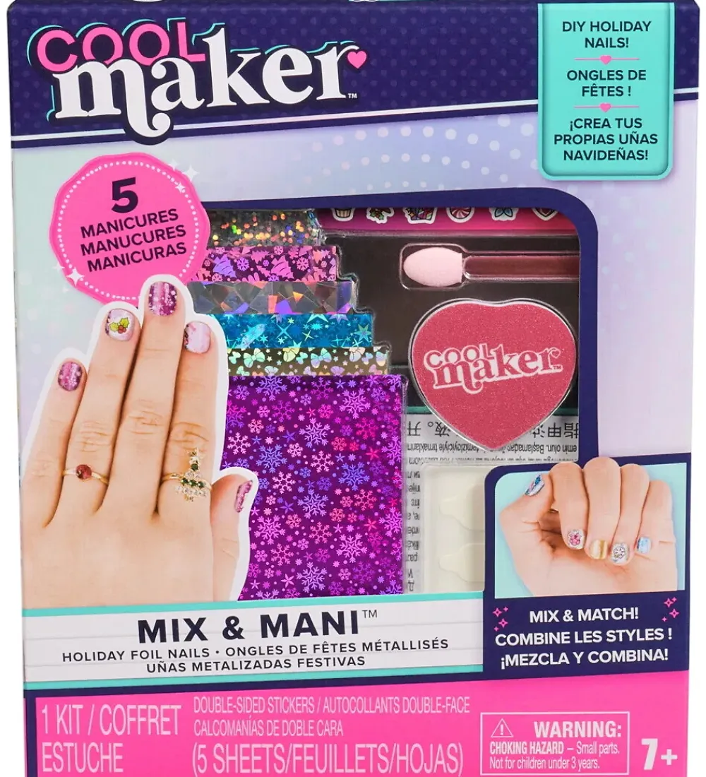Cool Maker Neglelak*Neglesæt - Mix & Mani - Holiday Foil Nails