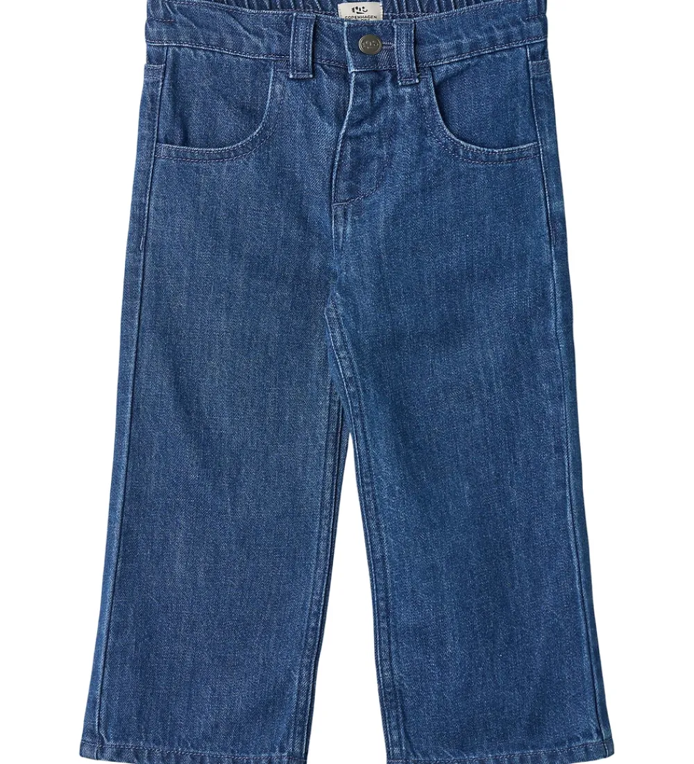 Copenhagen Colors Bukser Og Jeans|Unisex-Tøj*Jeans - Pocket Embro - Dark Indigo Blue