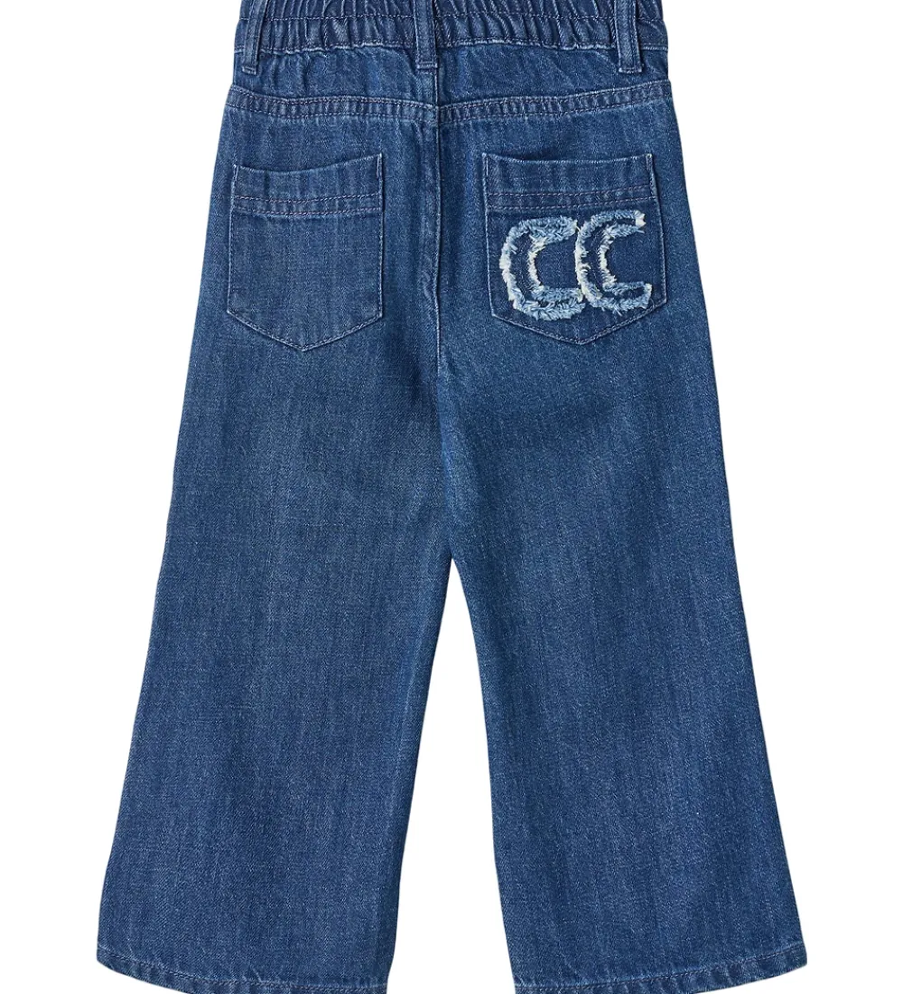 Copenhagen Colors Bukser Og Jeans|Unisex-Tøj*Jeans - Pocket Embro - Dark Indigo Blue