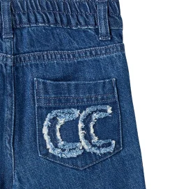 Copenhagen Colors Bukser Og Jeans|Unisex-Tøj*Jeans - Pocket Embro - Dark Indigo Blue