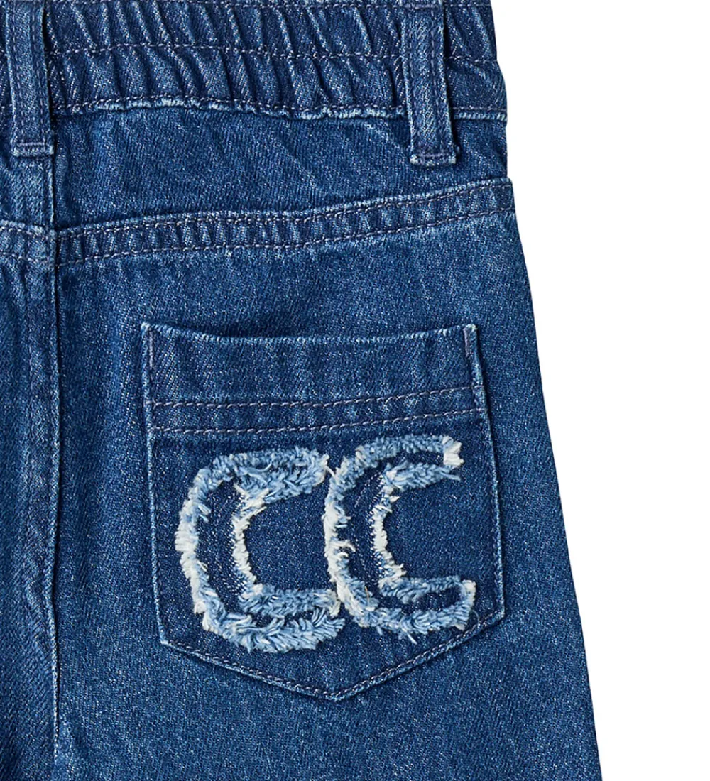 Copenhagen Colors Bukser Og Jeans|Unisex-Tøj*Jeans - Pocket Embro - Dark Indigo Blue