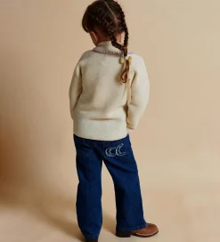 Copenhagen Colors Bukser Og Jeans|Unisex-Tøj*Jeans - Pocket Embro - Dark Indigo Blue