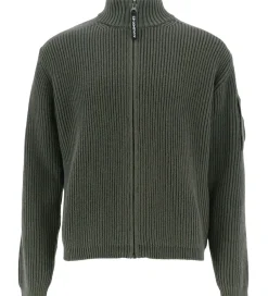 C.P. Company Striktrøjer*Cardigan - Strik - Grape Leaf Green