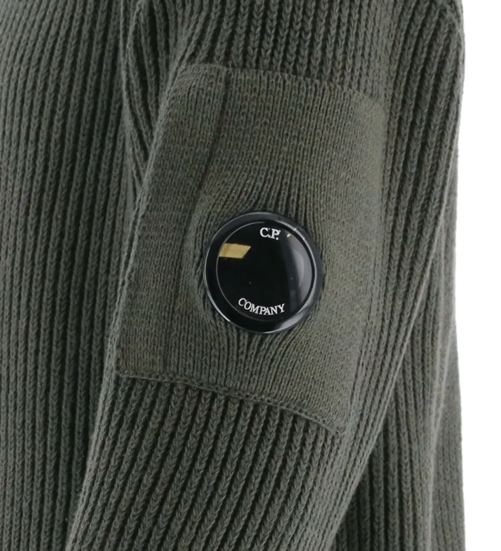 C.P. Company Striktrøjer*Cardigan - Strik - Grape Leaf Green