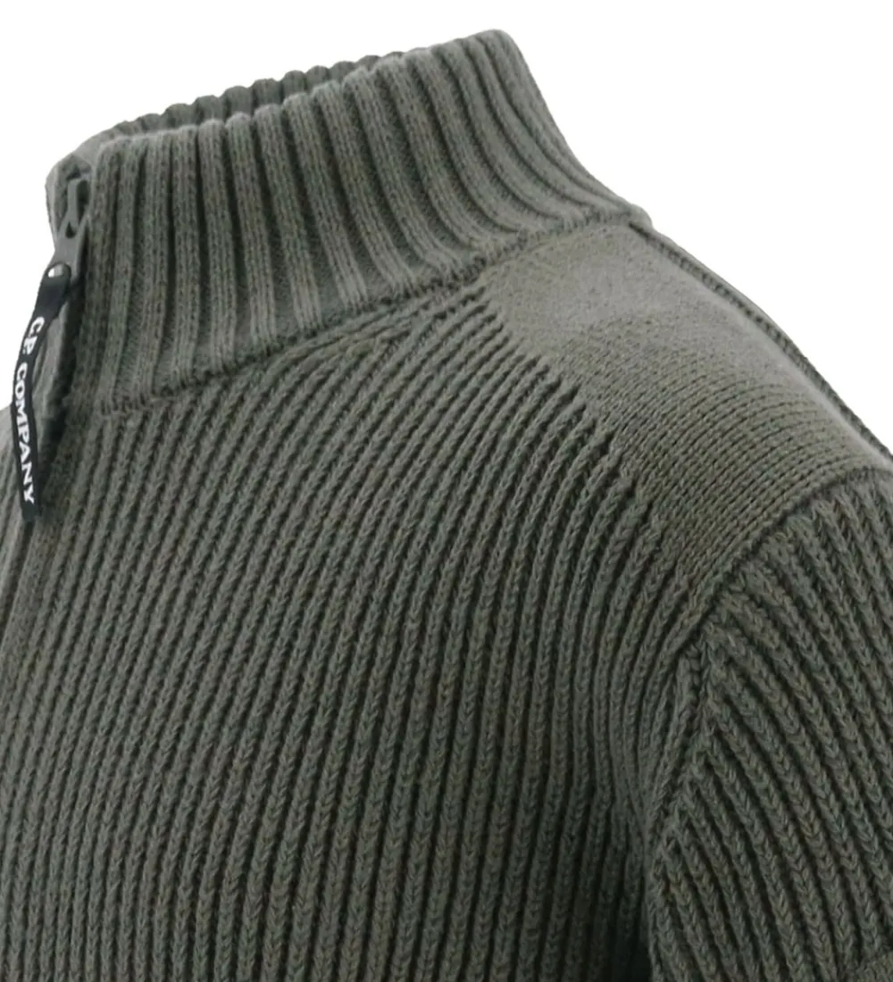 C.P. Company Striktrøjer*Cardigan - Strik - Grape Leaf Green