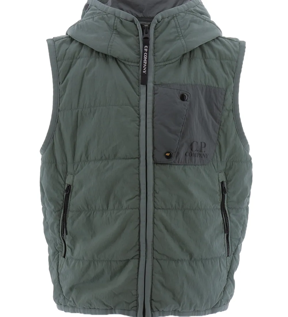 Veste|Dunveste Og Dyneveste-C.P. Company Dynevest - Green Bay m. Solbriller