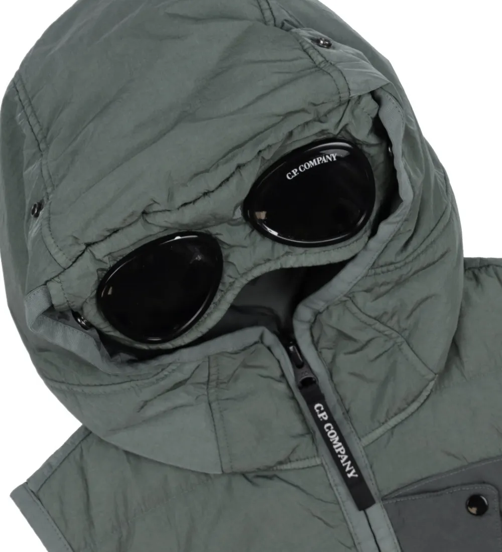 Veste|Dunveste Og Dyneveste-C.P. Company Dynevest - Green Bay m. Solbriller