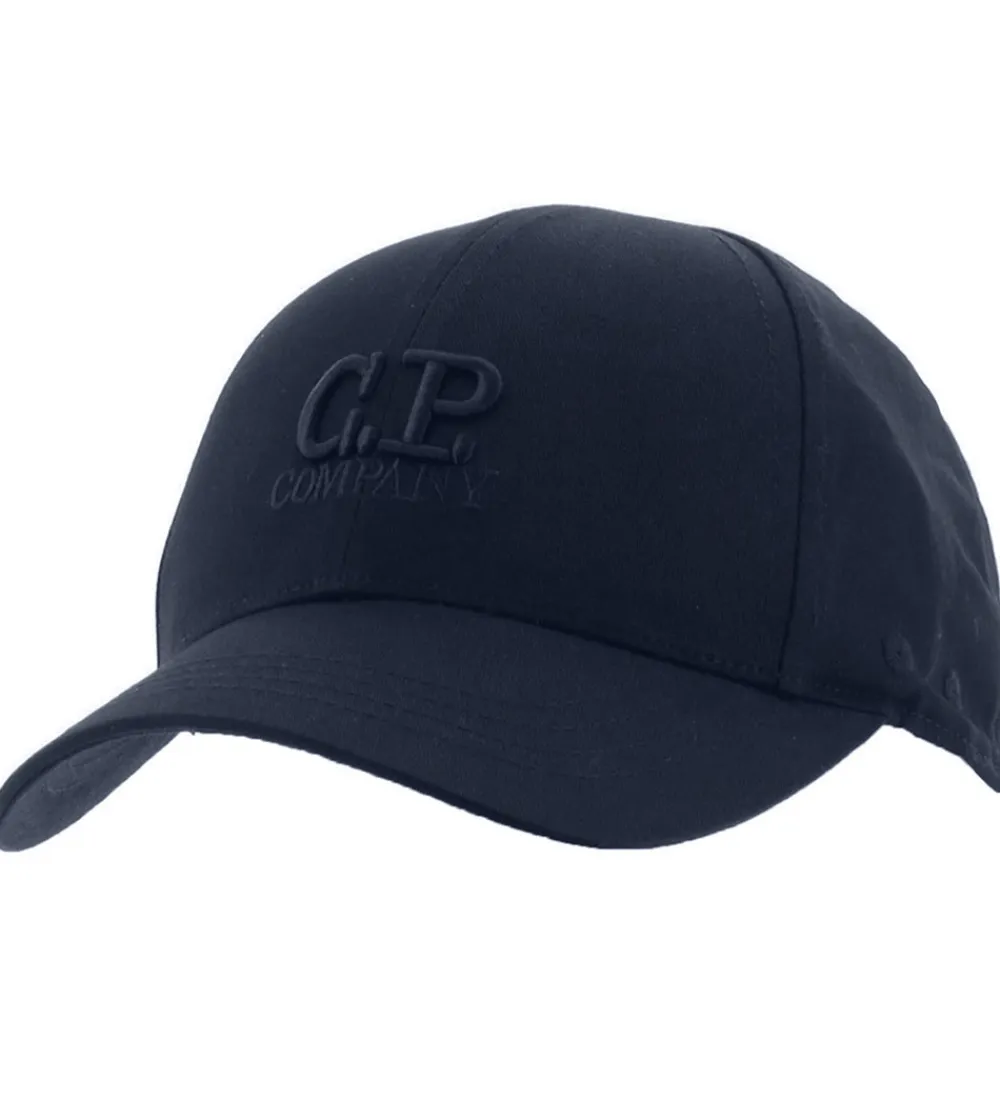 Kasketter-C.P. Company Kasket m. Fleece - Total Eclipse Blue