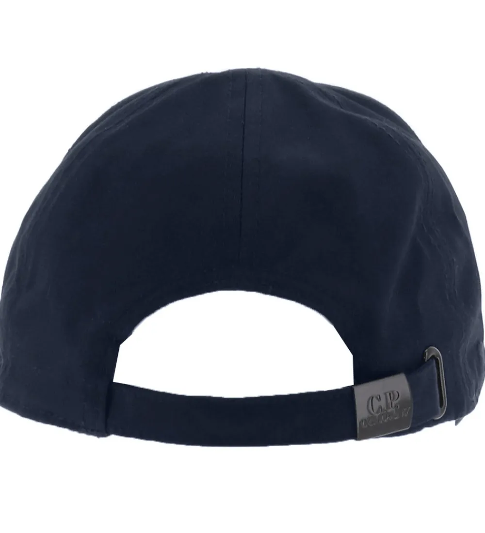 Kasketter-C.P. Company Kasket m. Fleece - Total Eclipse Blue