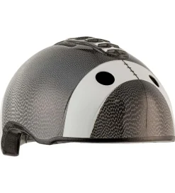 Cykelhjelme|Cykelhjelme-Crazy Safety Cykelhjelm m. Lys - Football - Sort