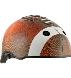 Crazy Safety Cykelhjelme|Cykelhjelme*Cykelhjelm m. Lys - Football - Brun