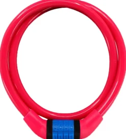Crazy Safety Cykellåse|Cykellåse*Kodelås - 60 cm - Pink