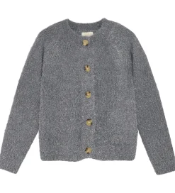 Creamie Striktrøjer*Cardigan - Strik - Glitter - Iron Gate