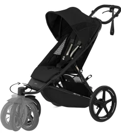 Klapvogne-Cybex Klapvogn - Avi Spin - Moon Black