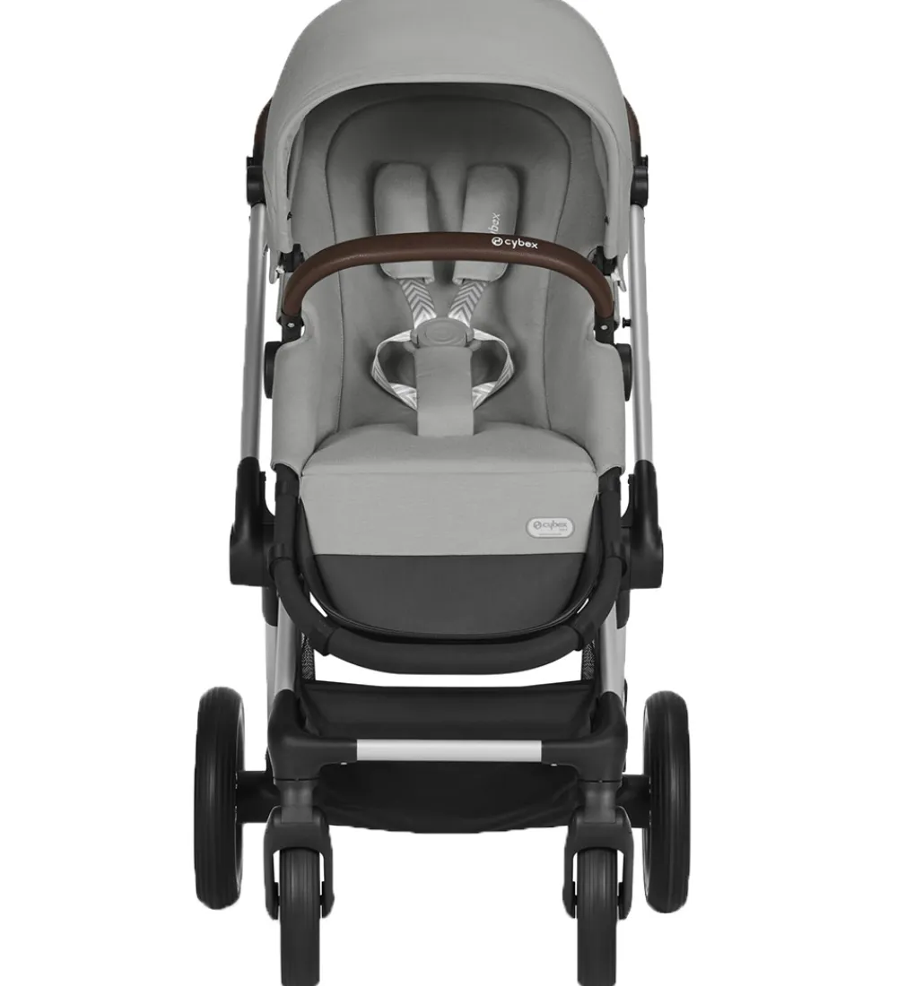 Klapvogne|Barnevognsudstyr-Cybex Klapvogn/Barnevogn - Eos Lux - 2-i-1 - Stone Grey