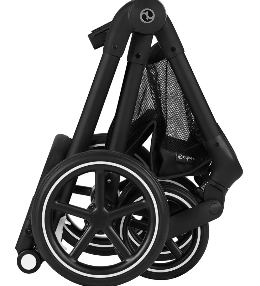 Cybex Klapvogne*Klapvogn/Barnevogn - Eos Lux - 2-i-1 - Moon Black