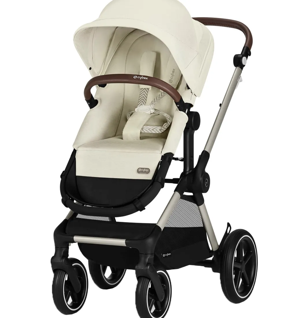 Klapvogne-Cybex Klapvogn/Barnevogn - Eos Lux - 2-i-1 - Seashell Beige