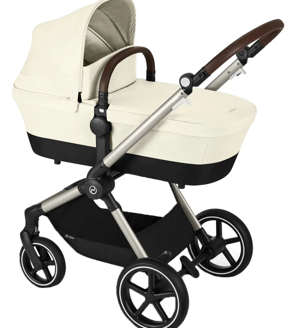 Klapvogne-Cybex Klapvogn/Barnevogn - Eos Lux - 2-i-1 - Seashell Beige