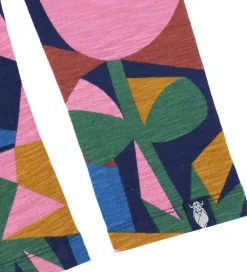Leggings-Danefæ Leggings - Bomuld/Viskose - Danecheer - Rose Geofleur