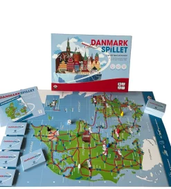 Spil-Danspil Brætspil - Danmarksspillet - Ny Udgave