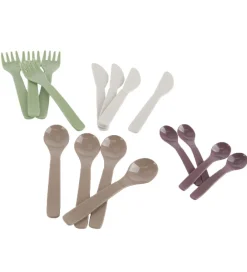 Legekøkken Og Legemøbel-Dantoy Bestikkasse - Green Garden - 17 Dele
