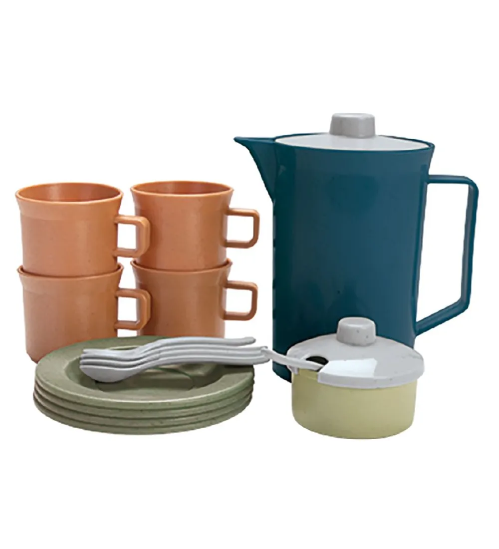 Legekøkken Og Legemøbel-Dantoy BIO Plastic Kaffestel - 17 Dele