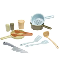 Legekøkken Og Legemøbel-Dantoy BIO Plastic Køkkensæt - 11 Dele - Pastel