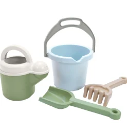 Dantoy Strandlegetøj*BIO Plastic Spandsæt - 4 Dele - Blå/Grøn