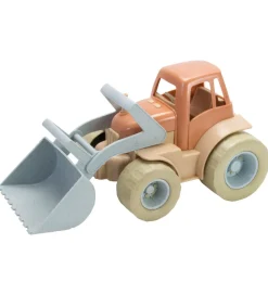 Traktorer-Dantoy BIO Plastic Traktor m. Grab - 29 cm - Pastel