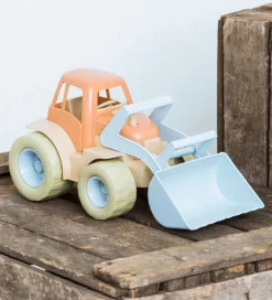 Traktorer-Dantoy BIO Plastic Traktor m. Grab - 29 cm - Pastel