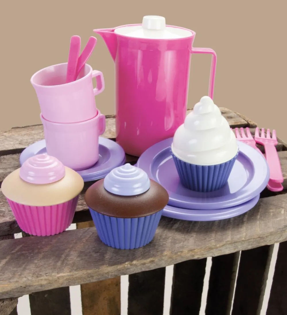 Dantoy Legekøkken Og Legemøbel*My Little Princess Kaffe & Cupcakes - 20 Dele