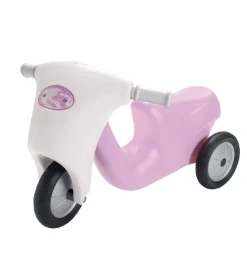 Dantoy Løbecykler*Scooter m. Gummihjul - Rosa/Hvid