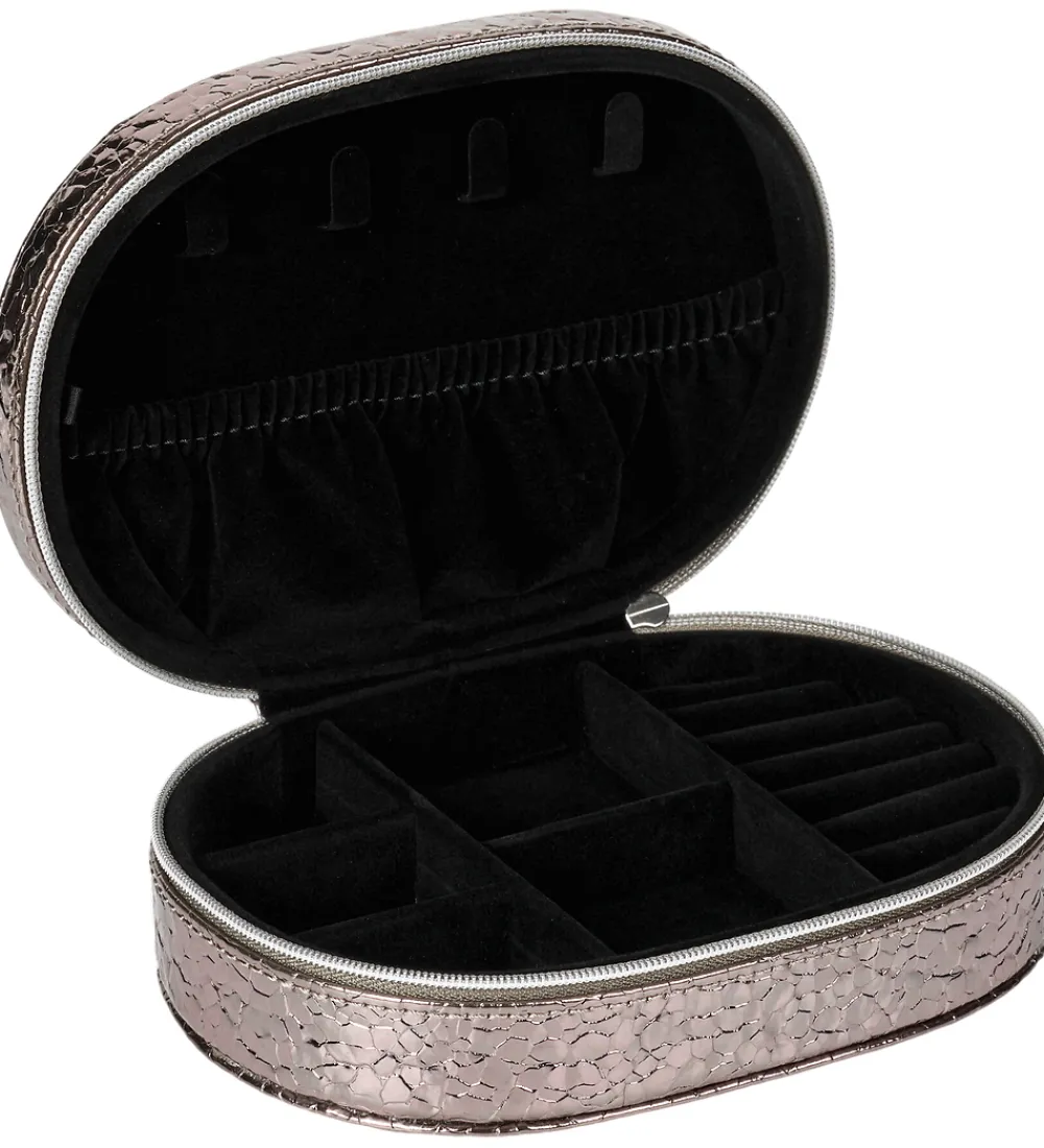 Smykkeskrin|Smykker-DAY ET Smykkeskrin - Disco Jewelry Zip Oval B - Gunmetal