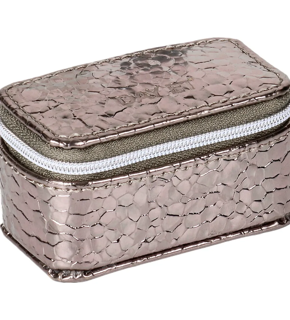 DAY ET Smykker|Smykkeskrin*Smykkeskrin - Disco Jewelry Zip Oval Micro - Gunmetal