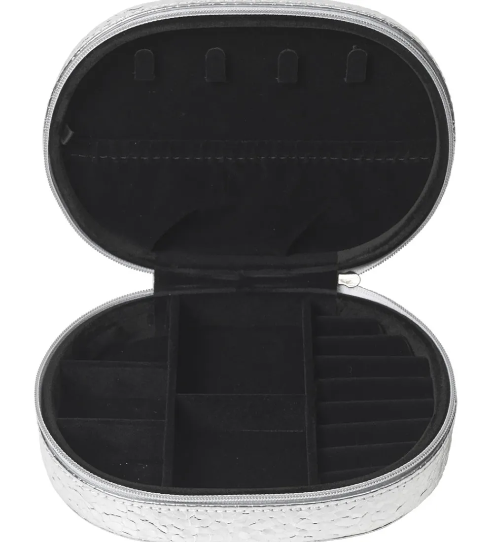 DAY ET Smykkeskrin|Smykker*Smykkeskrin - Disco Jewelry Zip Oval - Silver