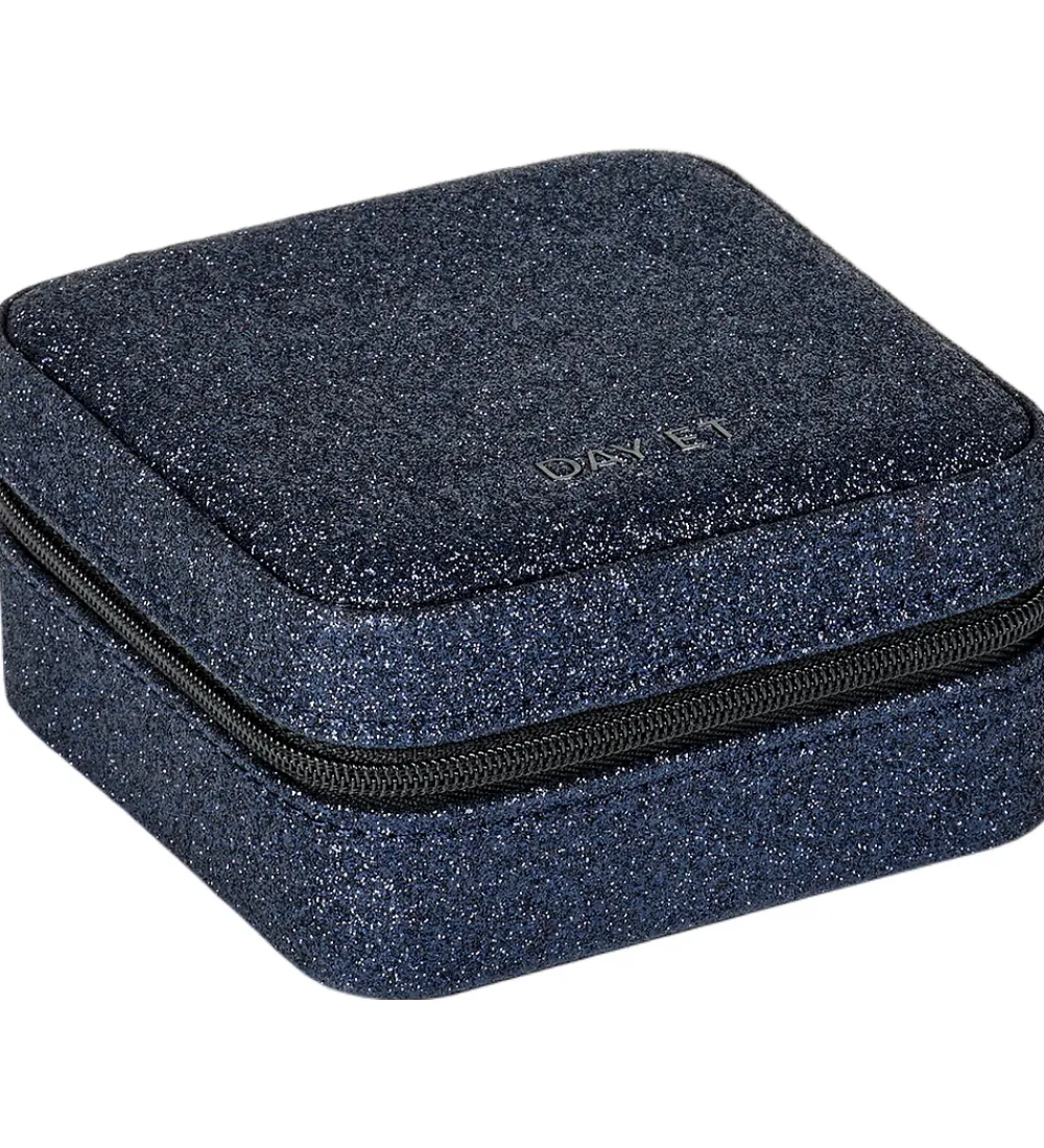 Smykkeskrin|Smykker-DAY ET Smykkeskrin - Glitter Jewelry Square - Navy Blazer