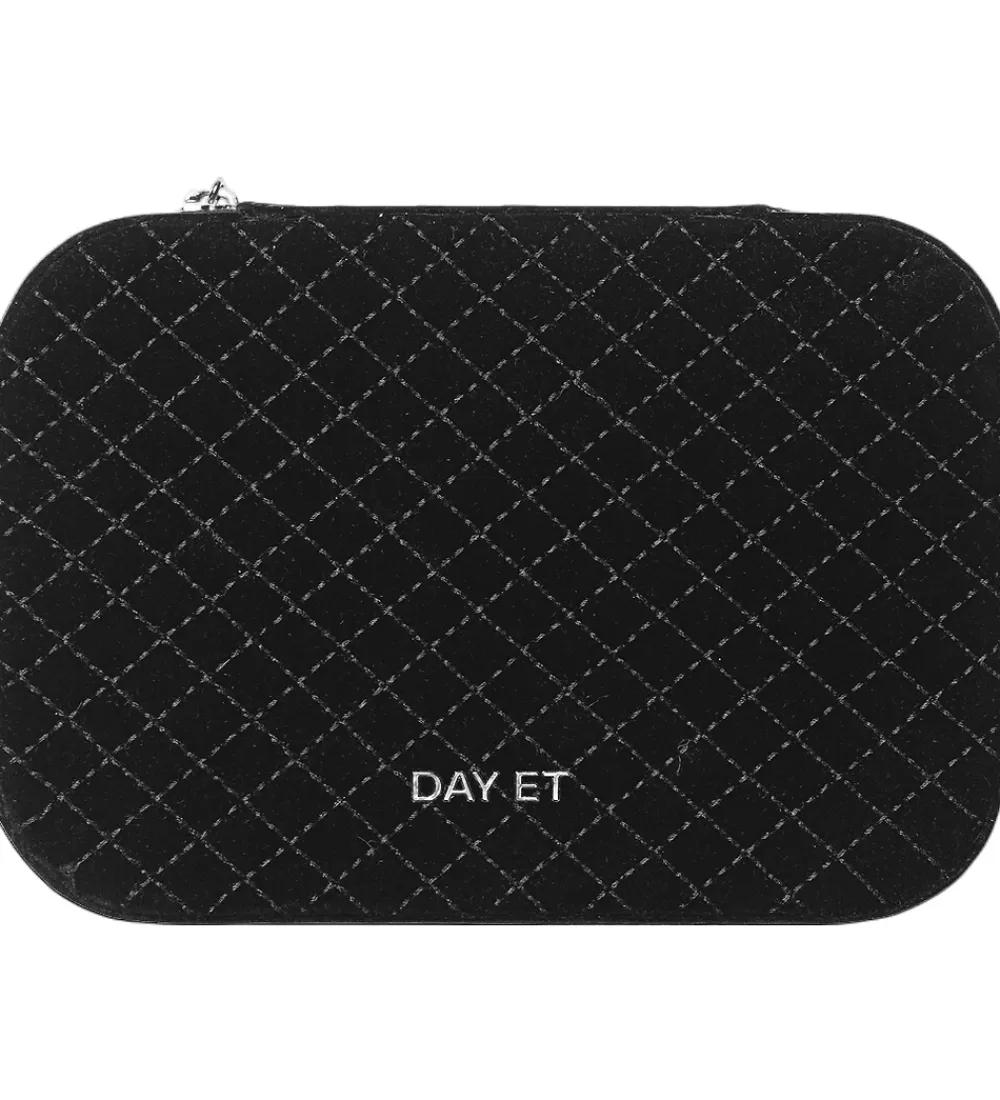 Smykkeskrin|Smykker-DAY ET Smykkeskrin - Q Jewelry Zip Box - Sort