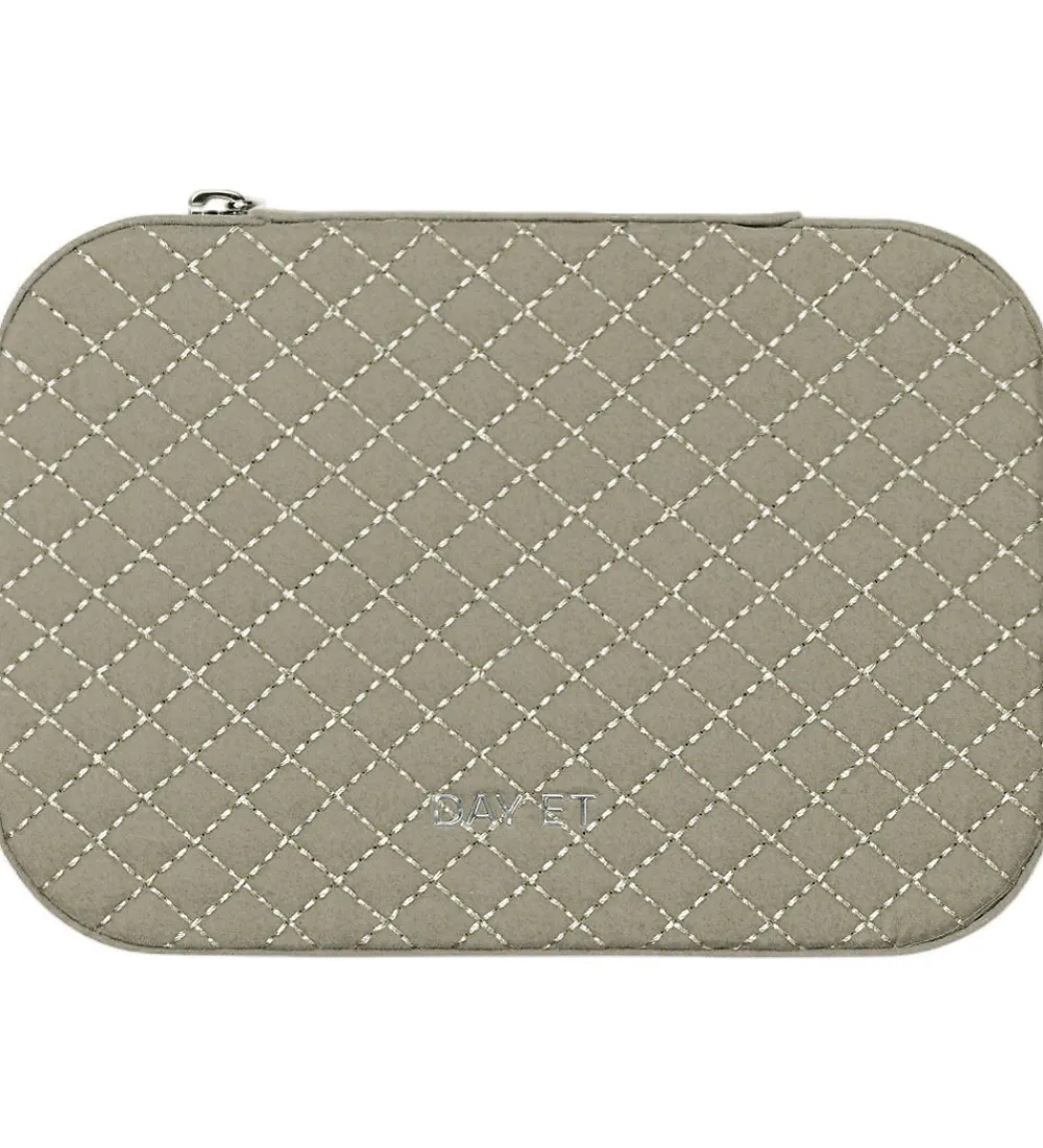 Smykkeskrin|Smykker-DAY ET Smykkeskrin - Q Jewelry Zip Box - Cobbelstone