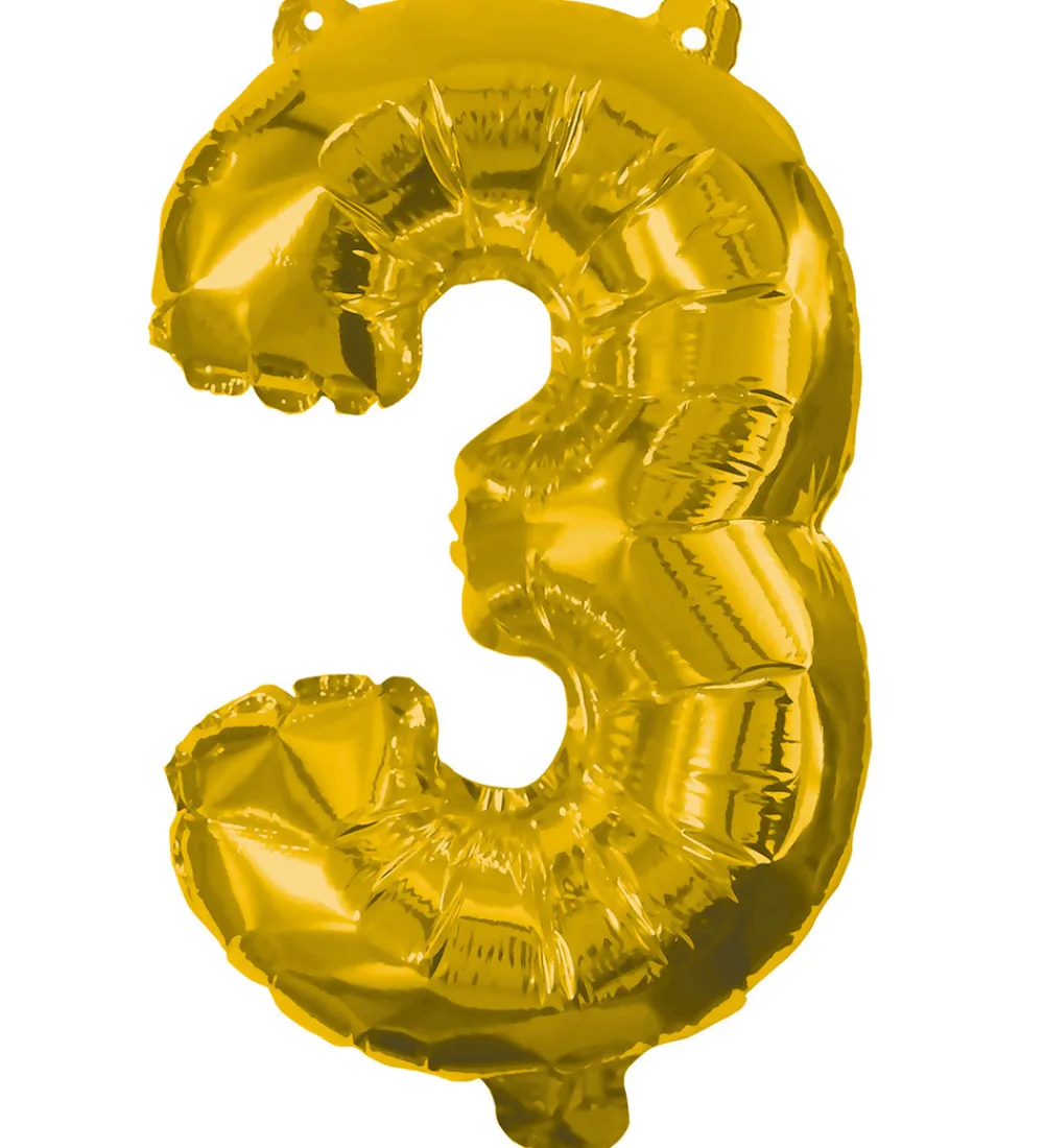 Decorata Party Festartikler*Foileballon - 85 cm - No 3 - Guld