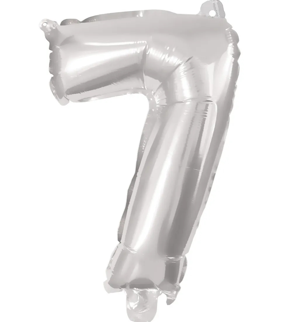 Decorata Party Festartikler*Foileballon - 95 cm - No 7 - Sølv
