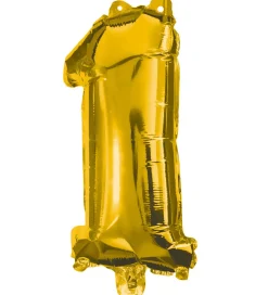 Decorata Party Festartikler*Foileballon - 85 cm - No 1 - Guld