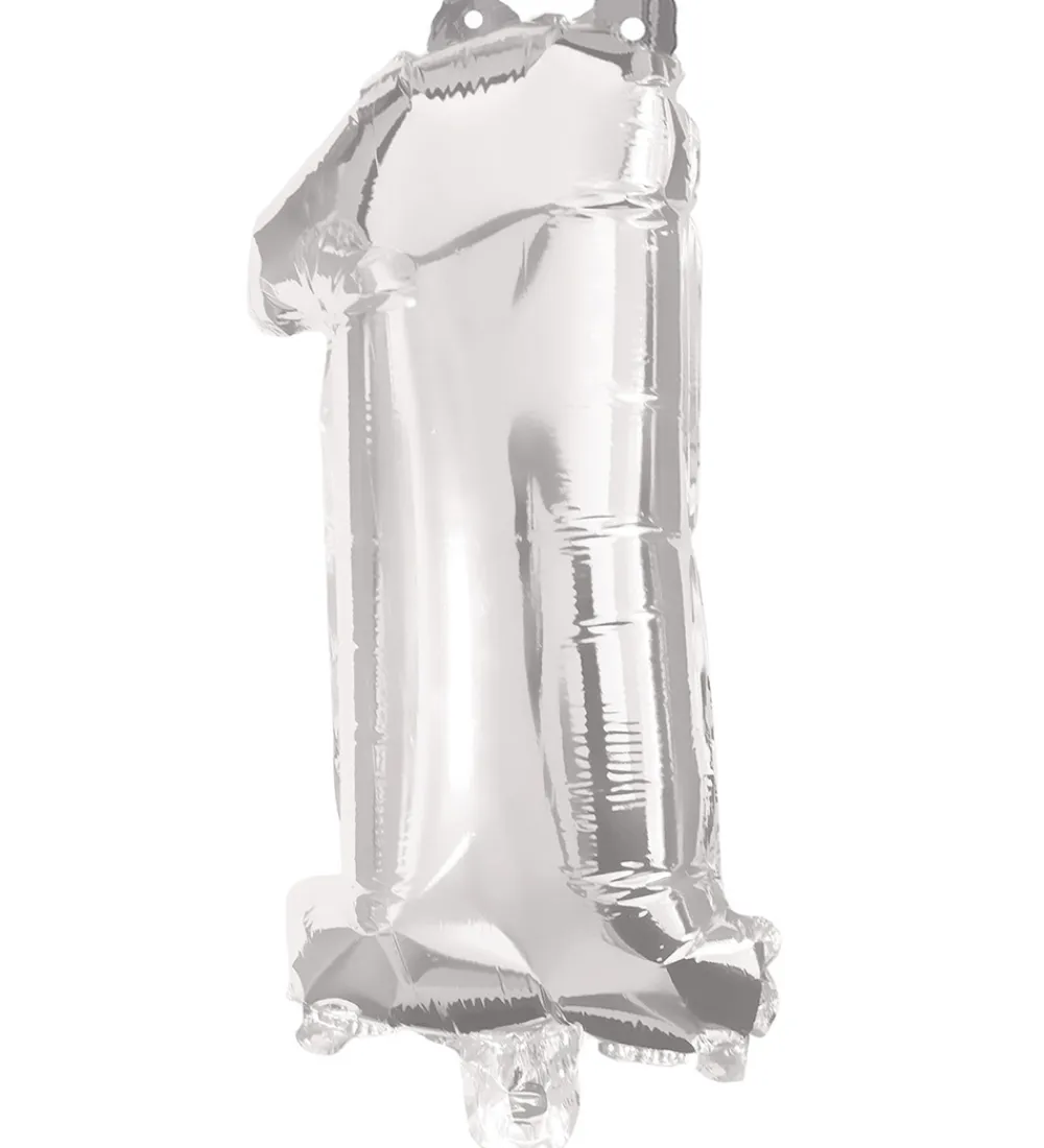 Decorata Party Festartikler*Foileballon - 85 cm - No 1 - Sølv